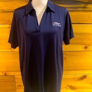 Mountain performance short sleeve golf shirt in navy